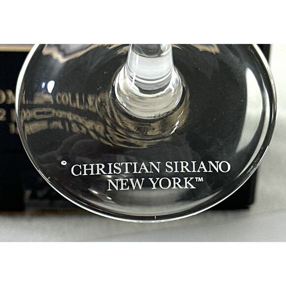 Christian Siriano New York Chroma Champagne Flutes Set of 2 Iridescent 9” - Picture 7 of 11
